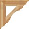 Ekena Millwork Olympic Traditional Rough Sawn Bracket, Western Red Cedar, 6"W x 30"D x 30"H BKT06X30X30OLY01RWR - alternate 4